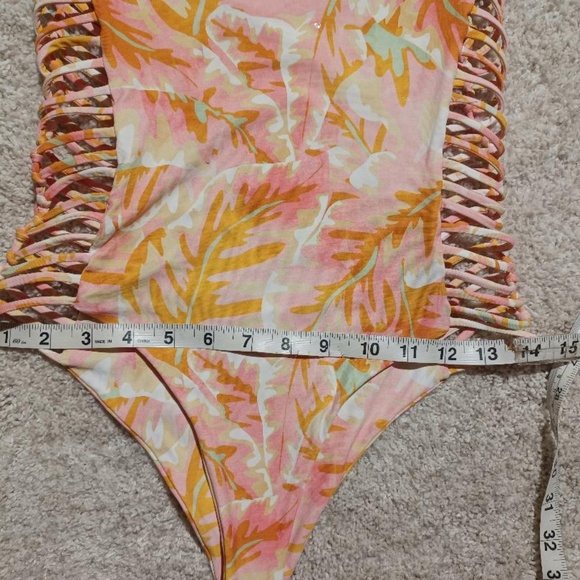 STONE FOX 'Fella' One Piece Swimsuit in Hot Tropix - Picture 8 of 9